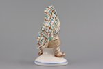figurine, Girl with headscarf, porcelain, Riga (Latvia), USSR, Riga Ceramics Factory, 1941-1947, 15...