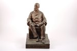 figurine, A. V. Zvenigorodsky, bronze, 28 x 25.3 x 17 cm, weight 7700 g., Russia, sculptor's work, I...