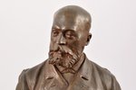 статуэтка, А. В. Звенигородский, бронза, 28 x 25.3 x 17 см, вес 7700 г., Российская империя, авторск...