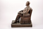 figurine, A. V. Zvenigorodsky, bronze, 28 x 25.3 x 17 cm, weight 7700 g., Russia, sculptor's work, I...