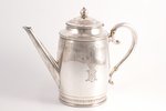 coffeepot, silver, 826 standard, 537.65 g, engraving, 18 cm, "Arendt Dragsted", 1908, Copenhagen, De...