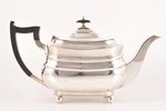 sugar-bowl, small teapot, cream jug, service, silver, 925 standart, the 30ties of 20th cent., (total...