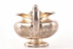 small teapot, silver, 84 standard, 669.70 g, h 13.5 cm, by Dehio Constantin Christian, 1854, Tallin,...