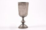 little glass, silver, 84 standard, 37.85 g, engraving, 8.7 cm, 1899-1908, Moscow, Russia...