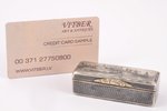 snuff-box, silver, "Kremlin", 84 standard, 61.40 g, engraving, niello enamel, 6.9 x 2.8 x 2.2 cm, 18...