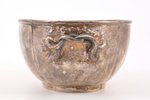 candy-bowl, silver, 84 standard, 284.85 g, gilding, 19 x 11.8 x 6.8 cm, Nichols & Plinke, 1859, St....