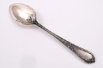 set of teaspoons, silver, 84 standard, 233.55 g, 15 cm, by Nikolay Pavlov, 1908-1916, Moscow, Russia...