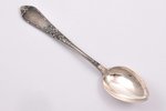 set of teaspoons, silver, 84 standard, 233.55 g, 15 cm, by Nikolay Pavlov, 1908-1916, Moscow, Russia...