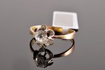 кольцо, золото, 56 проба, 1.87 г., размер кольца 17 3/4, бриллиант, ~0.55 кт, 1908-1916 г., Одесса,...