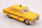 auto modelis, Moskvič 412 Nr. A8, "Milicija", metāls, PSRS, ~ 1980 g....