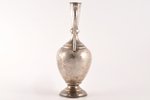 jug, silver, 84 standard, 271.75 g, engraving, 23 cm, 1899-1908, Moscow, Russia, signs of soldering...