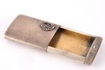 matches' holder, silver, 875 standart, the 20ties of 20th cent., (item's weight) 41.65 g, Latvia, 6...