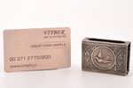 matches' holder, silver, 875 standart, silver stamping, 1955, 25.40 g, Kostroma (?), USSR, 5.6 x 3.9...
