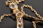 sautoir, (in an original case), gold, 56 standart, 4.70 g., the item's dimensions 44 cm, amethysts,...