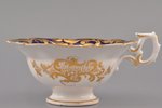 tea pair, porcelain, Kornilov Brothers manufactory, Russia, 1840-1861, (saucer) Ø 14.7 cm, (cup) 6.2...
