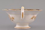 tea pair, porcelain, Kornilov Brothers manufactory, Russia, 1840-1861, (saucer) Ø 14.7 cm, (cup) 6.2...