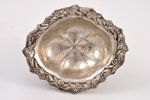 saltcellar, silver, 84 standard, 28.55 g, 8.4 x 7.2 x 3.3 cm, by Carl Seipel, 1852, St. Petersburg,...