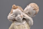 figurine, Children, porcelain, Riga (Latvia), sculpture's work, the 50ies of 20th cent., 10 cm...