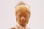 statuete, Meitene ar krūku (ēterisko eļļu iztvaicēšanas trauks), keramika, Lietuva, PSRS, autordarbs...
