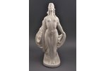 figurine, Queen Tamar, porcelain, Riga (Latvia), USSR, sculpture's work, Riga porcelain factory, mol...