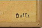 Delle Biruta (1944), Marija, 1992 g., audekls, eļļa, 39x39 cm...