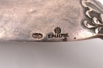 ложка, серебро, 84 проба, 118.70 г, 22.3 см, фирма "Фаберже", 2-я половина 19-го века, Москва, Росси...