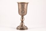 cup, silver, judaic, 12 лот (750) standard, 91.00 g, silver stamping, 14.3 cm, the 18th cent., Berli...
