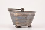 candy-bowl, silver, Art Deco, 875 standard, 118.10 g, Ø 11 cm, by Ludwig Rozentahl, the 30ties of 20...