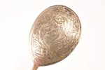 spoon, silver, 84 standard, 28.00 g, engraving, 14 cm, the middle of the 19th cent., Moscow, Russia...