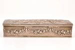 case, silver, 800 standard, 72.90 g, silver stamping, 8.7 x 3.3 x 1.8 cm, Emil Freund, the end of th...
