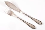 flatware set for 1 person (fish knife + fish fork), silver, 800 standart, the beginning of the 20th...