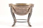 caviar server, silver, 13 lot standart, gilding, the 1st half of the 19th cent., 103.50 g, Germany (...