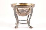 caviar server, silver, 13 lot standart, gilding, the 1st half of the 19th cent., 103.50 g, Germany (...