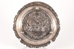 candy-bowl, silver, 875 standard, 168.50 g, Ø 14.5 cm, by Ludwig Rozentahl, the 30ties of 20th cent....