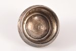 saltcellar, silver, 84 standard, 11.25 g, engraving, Ø 3.8 cm, 1908-1916, Russia...