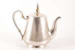 small teapot, silver, 84 standard, 392.25 g, h 15 cm, Ø 9.8 cm, 1896-1907, St. Petersburg, Russia...