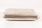etvija, sudrabs, 84 prove, 172.35 g, māksliniecisks gravējums, 11.1 x 8.2 x 1.4 cm, 1908-1916 g., Ma...