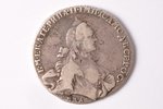 1 рубль, 1764 г., ММД, ЕI, серебро, Российская империя, 22.95 г, Ø 37.5 -38.9 мм, VF, F...