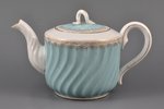 service, teapot and 2 tea pairs, porcelain, M.S. Kuznetsov manufactory, Riga (Latvia), Russia, 1864-...
