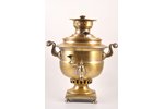 samovar, without trademark, Russia, 38 cm, weight 4450 g...