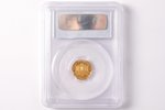 200 шиллингов, 1998 г., Венская филармония, золото, Австрия, 3.11 г, Ø 16 мм, MS 67...