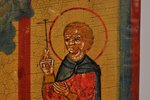 icon, Saint Nicholas the Miracle-Worker, board, painting, the 1st half of the 19th cent., 34.3 x 27....