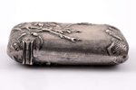 matches' holder, silver, 13.60 g, 4.36 x 2.8 x 1.17 cm, the border of the 19th and the 20th centurie...