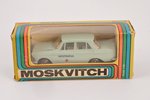 car model, Moskvitch 412 Nr. A2, "Medical service", metal, USSR, 1978-1979...