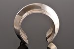 a bracelet, silver, 875 standard, 51.95 g., the diameter of the bracelet 6 cm, the 70-80ies of 20th...