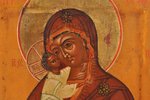 icon, Mother of God, The Seeker of the Lost, board, painting, guilding, Russia, 21.4 x 17.8 x 19 cm...