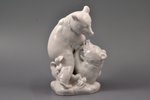 figurine, Bears at Play, Germany, Meissen, the 20-30ties of 20th cent., 18.5 cm...
