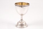 set, egg holder, spoon, in a case, silver, 875 standart, the 20ties of 20th cent., (общий) 39.60 g,...