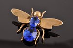 a brooch, a Fly, silver, gilding, 875 standard, 3.95 g., the item's dimensions 2.6 x 3.75 cm, 1954,...