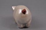 figurine, Pork, porcelain, Riga (Latvia), USSR, Riga porcelain factory, the 70-80ies of 20th cent.,...